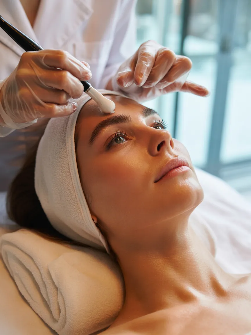 Tratamiento facial en cabina